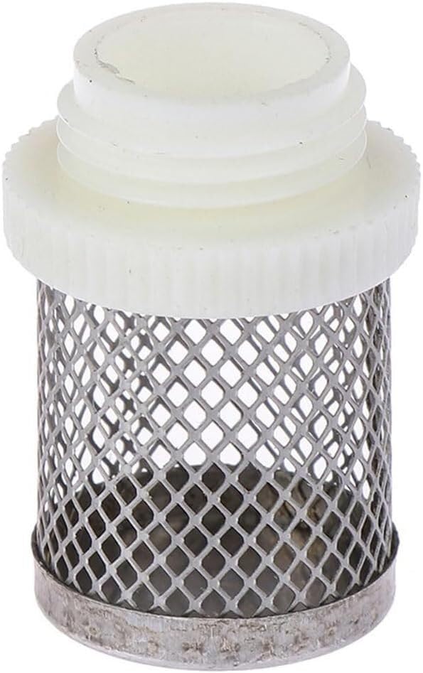 Filtro de red, filtro de bomba de agua, bomba de filtro de agua, 1 pieza de 1/2', 3/4', 1' filtro de red de acero inoxidable, filtro de tanque de peces de acuario de riego de jardín, manguera de bomba