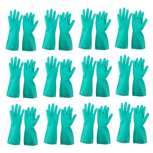 Gants de nettoyage en caoutchouc nitrile cuisine maison vaisselle réutilisable taille libre