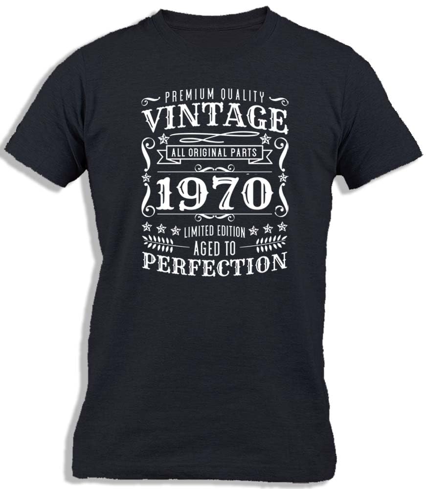 Ay Cabron™ 1970 | Premium Quality | Vintage | All Original Parts | Birthday Year | Limited Edition | Aged to Perfection Cotton T-Shirt For Men