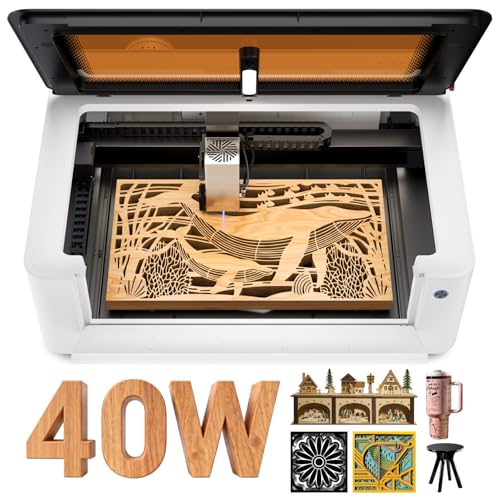 LaserPecker LX2 40W Laserschneid- und Graviermaschine mit 1000 mm/s und 12-MP-Kamera für die Serienbearbeitung von Metall Holz Acryl und gebogenen Oberflächen für Kommerzielle Massenanpassung