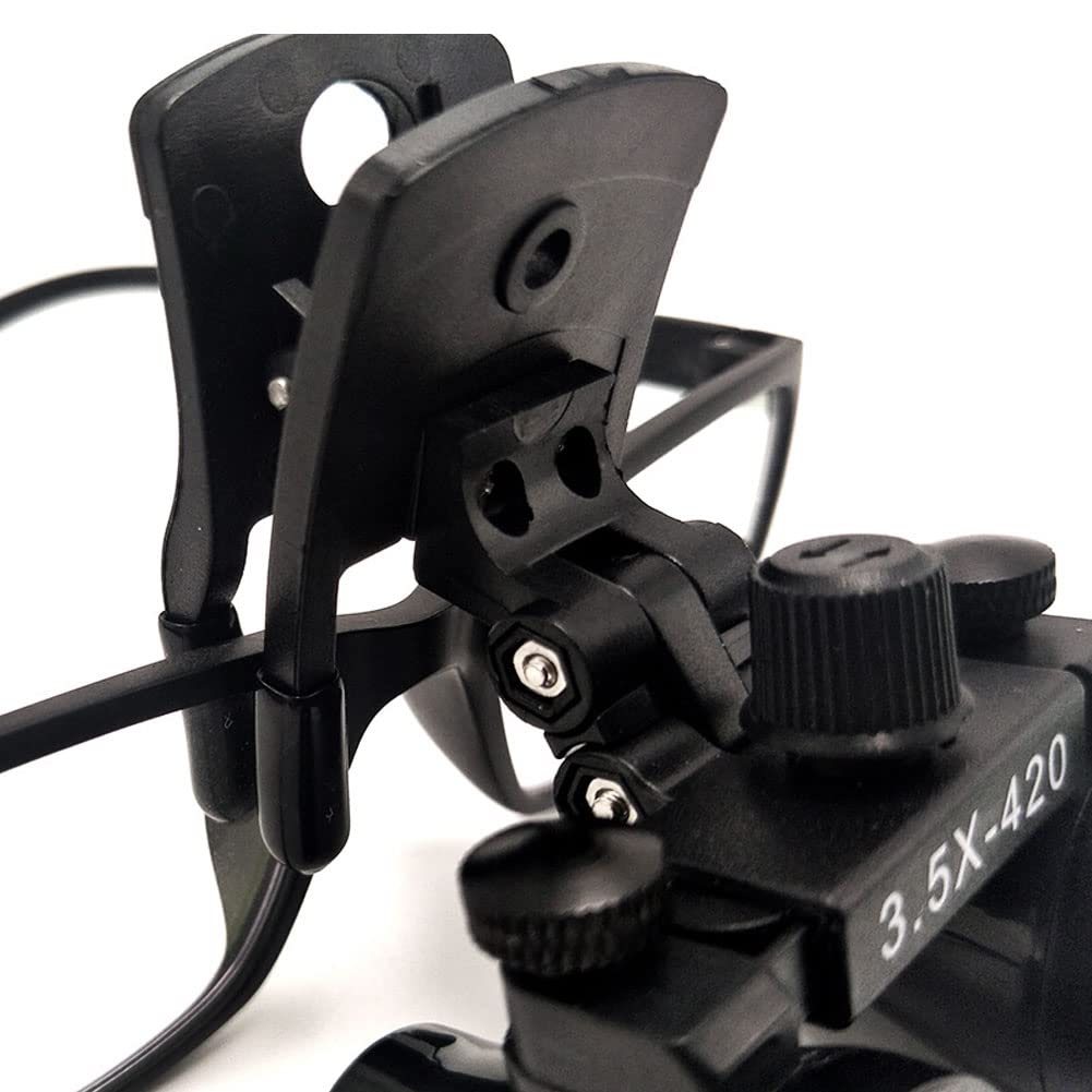 Loupes binoculaires médicales chirurgicales 3,5 x 420 mm, loupes binoculaires chirurgicales à Clipser pour Clinique médicale, Accessoires d'équipement Dentaire