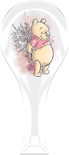 Silver Buffalo Disney Winnie the Pooh - Cuchara de cerámica floral, 9.45 x 1 x 4.25 pulgadas