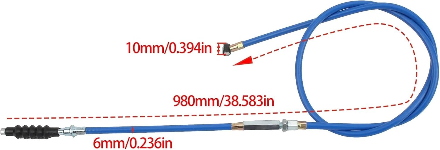 Motorcycle Clutch Cable Line Wire Compatible 50cc 70cc 90cc 110cc 125cc -250cc Dirt Pit Bike Parts(Black)