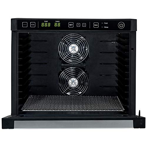 Rosewill Food Dehydrator Machine, 6-Tray Food Dehydrating Racks For Making Beef Jerky, Healthy Snacks Dry Fruit, Electric Dehydrator Food Preserver With Fast Drying Dual Fans - Rhfd-18001 #TOP3