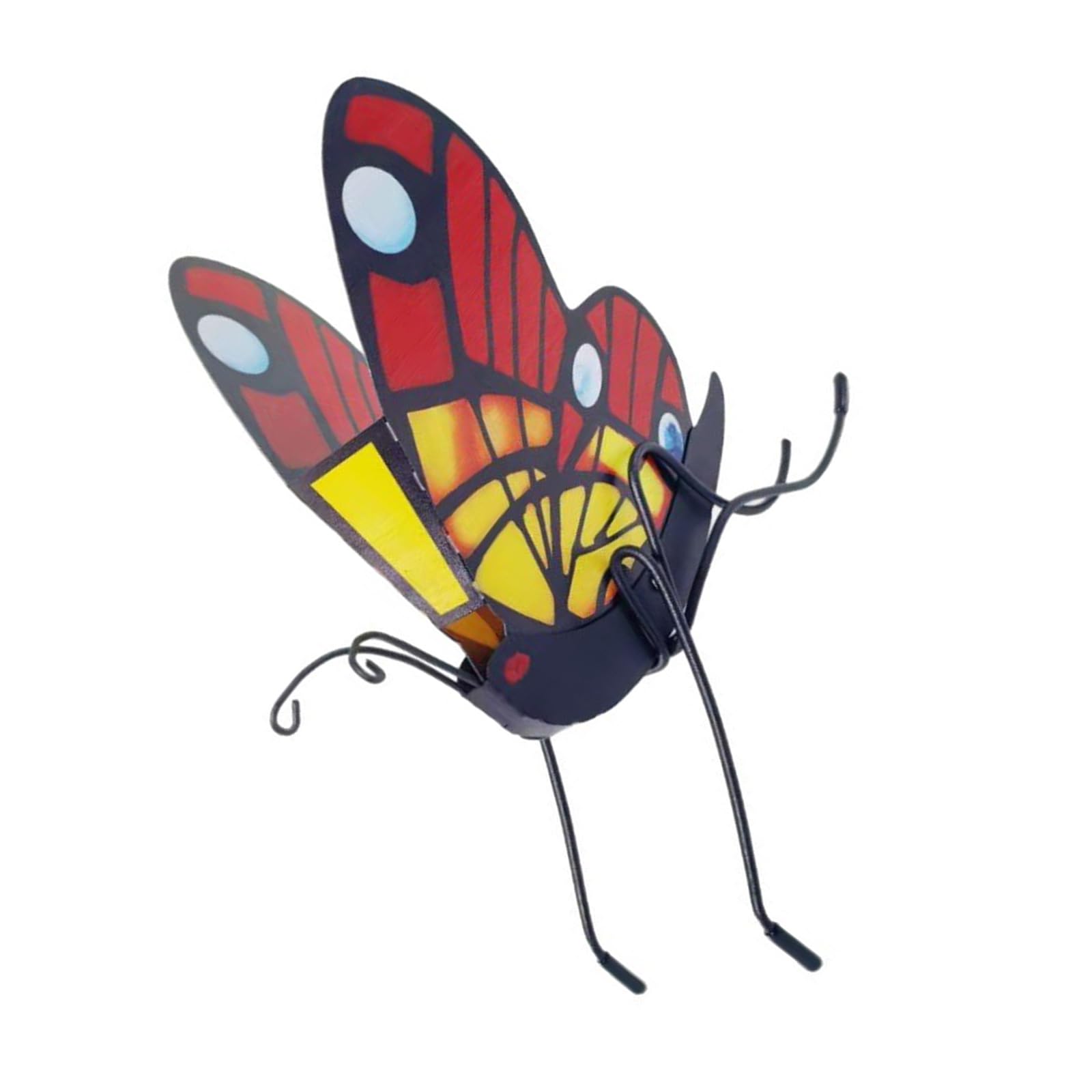 Artistic Butterfly Shape Iron Stand Realistic Metal Butterfly Tealight Stand for Living Room Bedroom Decoration Wedding Deck Owner