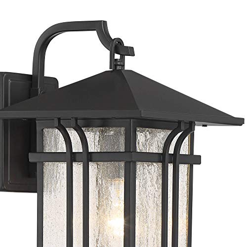 John-Timberland-Syon-Mission-Outdoor-Wall-Light-Fixture-Painted-Bronze-14-Seeded-Clear-Glass-Lantern-for-Decor-Exterior-House-Porch-Patio-Outside-Deck-Garage-Yard-Front-Door-Garden-Home John Timberland Syon Mission Outdoor Wall Light Fixture Painted Bronze 14 Seeded Clear Glass Lantern for Decor Exterior House Porch Patio Outside Deck Garage Yard Front Door Garden Home
