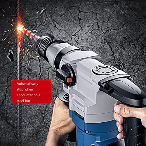 SZYARA Multifunktionaler Bohrhammer mit Zubehör Bohrer, 750W elektrischer Abbruchhammer Schlagbohrer für Wandbohren – Bild 4