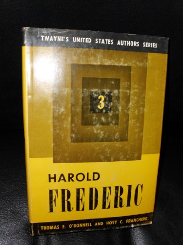 HAROLD FREDERIC. [Unknown] B000I3VYWW Book Cover