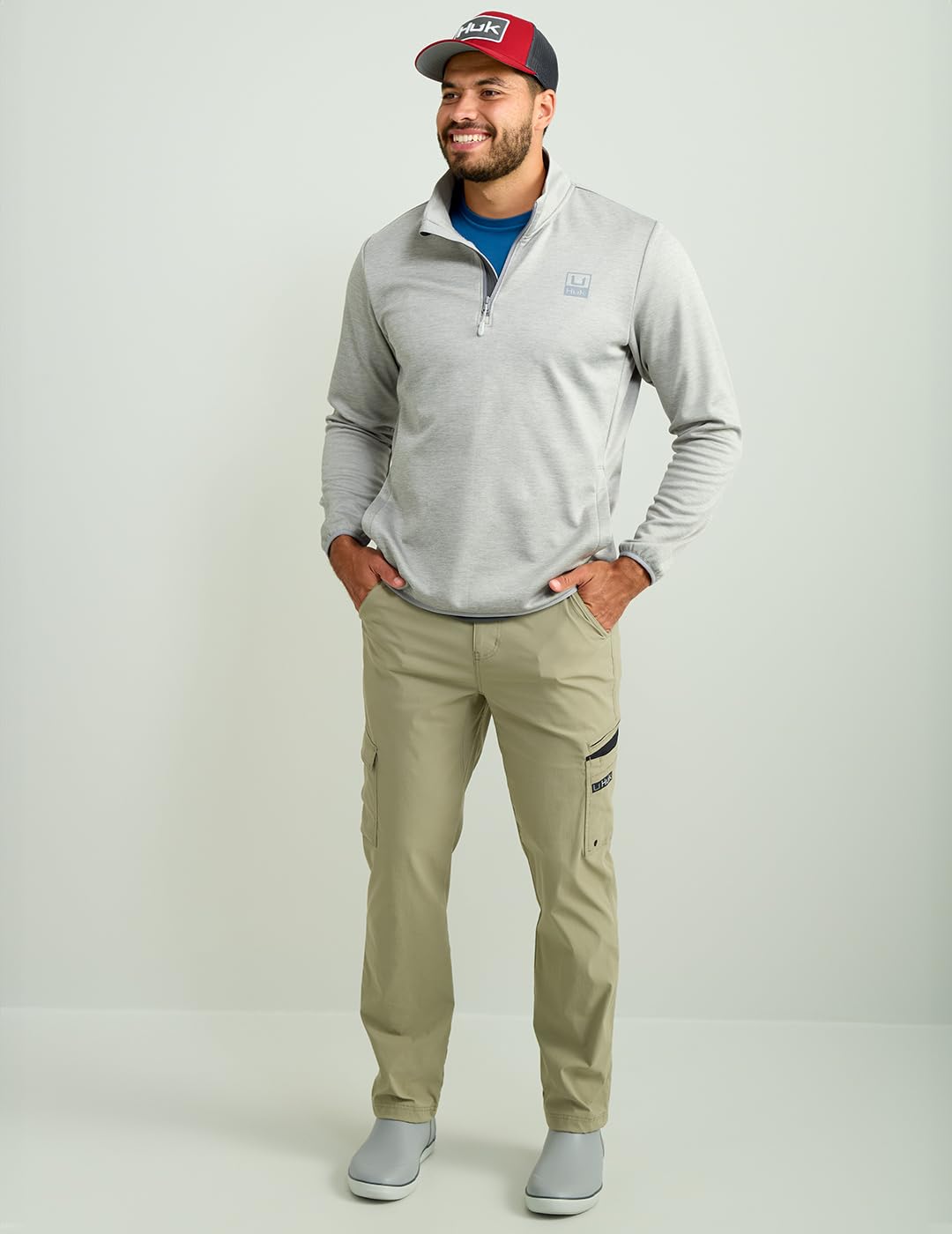 Amazon.com: HUK Men's Coldfront+ 1/4 Zip, Performance Fishing
