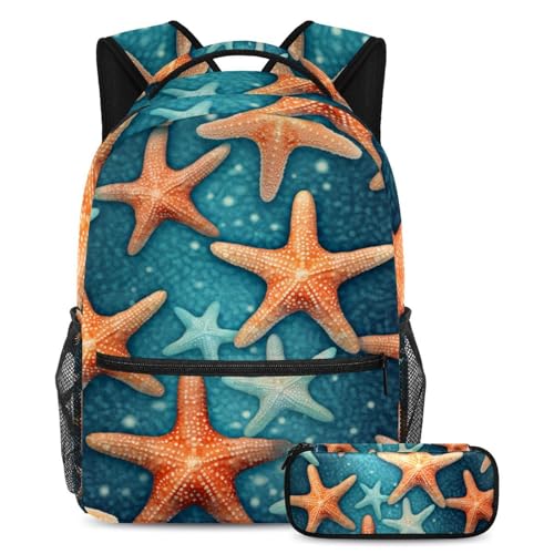 Sac à dos avec trousse grand ensemble cartable solide pour éviter les fermetures cassées