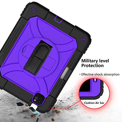 Case Compatible with iPad Air 5th/4th Generation 2022/2020 10.9 Inch, Shockproof Protective Case with Pen Holder - Image 4