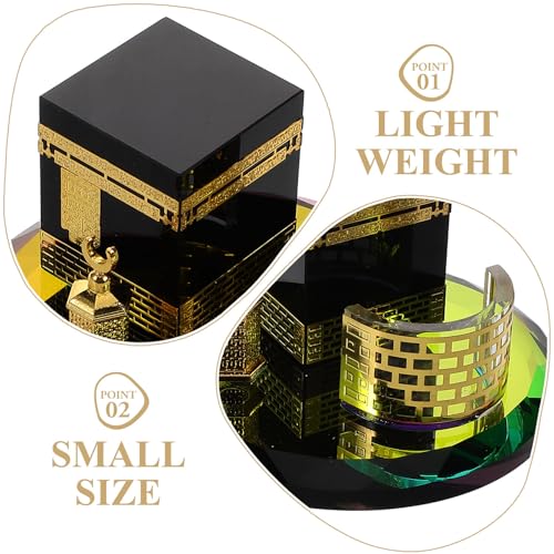 Adorno de Cristal de Kaaba para Decoración del Hogar en Estilo Islámico y Eid 4