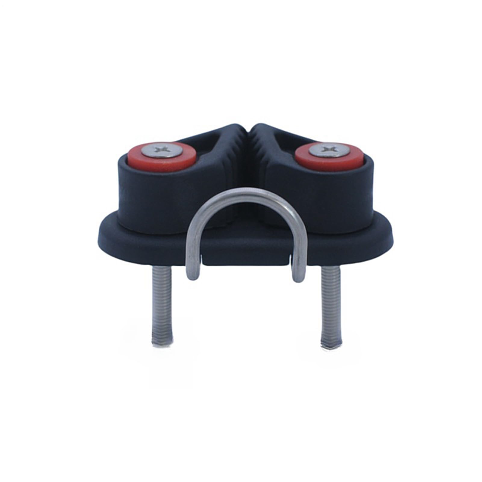Cramponi per camme fitness – Materiale di serraggio per corda in nylon da 8 cm, sistema di bloccaggio della linea kayak resistente all'usura | Tocco nero portatile per regolazioni di navigazione