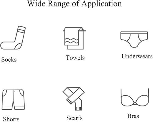 Miniatura 7 de Percha plegable portátil para ropa sucia con 12 clips, estante de secado para calcetines y lencería de plástico (surtido)