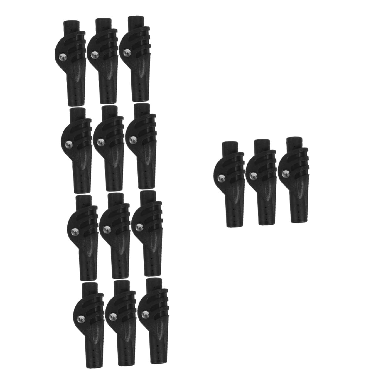 Yardwe Joints de Tente connecteur de Support de Tente connecteurs de Construction de Tente Joint de Bricolage pour Tige de Support Fournitures de Tente de Camping Nylon Black