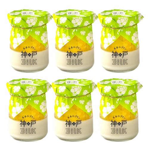 神戸milk 生杏仁プリン パイナップル 6個セット 手作り 冷蔵 スイーツ デザート ギフト プレゼント 贈り物