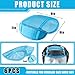 6 Pcs Air Mesh Hard Hat Liner Sweatband - Safety Helmet Insert Comfortable Cooling Liner Soft Ventilation Sweat Band Sponge Pad Absorber for Men Women Work Construction Cap, Blue