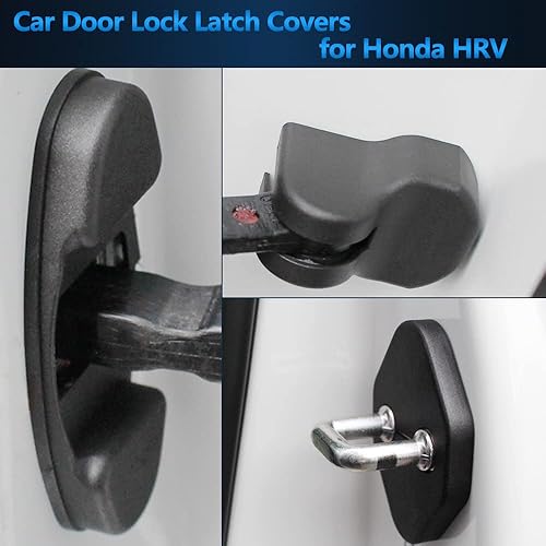 Miniatura 2 de Cubierta protectora de bloqueo de puerta de coche ABS Material tapón de puerta cubierta de pestillos cubierta para Honda HRV