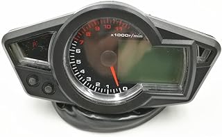 Motorcycle Odometer Motorcycle LCD Speedometer Motorcycle Digital Odometer Speedometer Tachometer For 2 4 Cylinders(6.8)