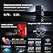 Smart Beamer Netflix Offiziell Mini Projektor 4K mit Autofokus ＆ Trapezkorrektur, VOPLLS 700ANSI 1080P Full HD WiFi6 Bluetooth Beamer Klein Heimkino/Outdoor 360° Drehbar Projector für Handy (Schwarz)