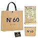 NGLIV 60th Birthday Gifts for Women 1966 Birthday Gifts for Women Mom Wife Aunt Friends Her Vintage 1966 Handbag Tote Bag & Cosmetic Bag & Back in 1966 Poster-N