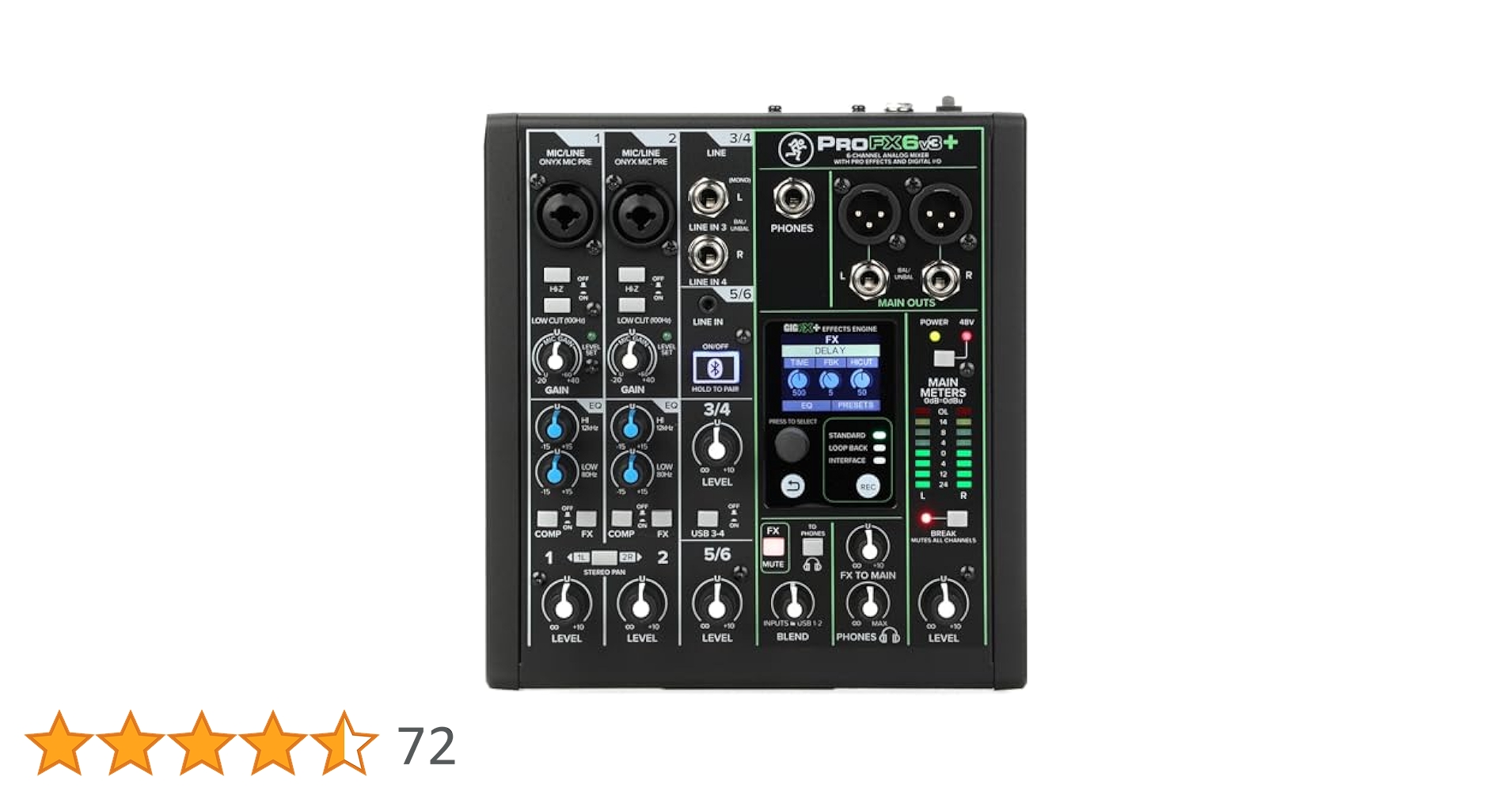 Amazon.co.jp: Mackie ProFX6v3+ 6チャンネルプロフェッショナル