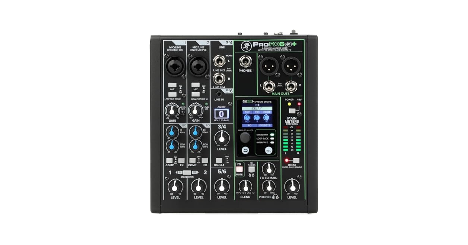 Amazon.com: Mackie ProFX6v3+ 6-channel Mixer with Effects
