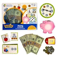 Learning Resources Money Activity Set, Counting, Play Money, Math Games, 102 Pieces, Ages 5+