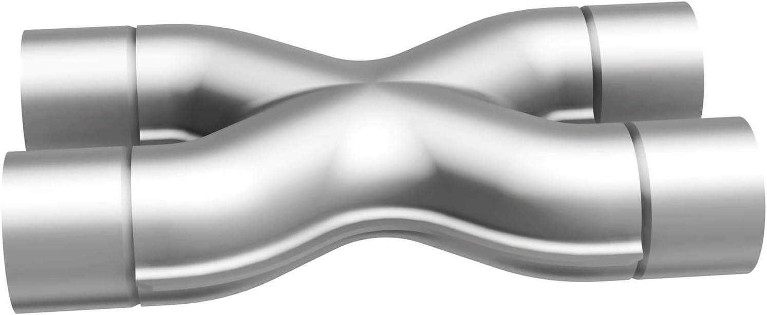 MagnaFlow Performance Exhaust Tru-X Crossover X-Pipe 10792: 3"/3" Inlet/Outlet, Stainless Steel