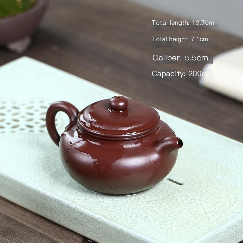 Ceramiczny dzbanek do herbaty, tradycyjny japoński czajniczek, idealny do herbaty liściastej, trwały i stylowy, idealny do domu lub na prezent, idealny dla miłośników herbaty