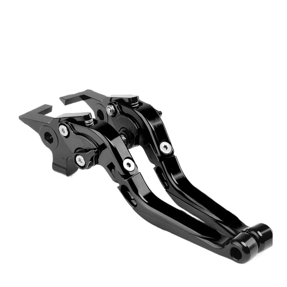 Freno Levier Embrague Extensibles Plegable para Fantic Caballero Flat Track 125 250 500 Rally/Scrambler Manetas De Embrague Freno Extensibles Ajustables Y Plegables(Black)
