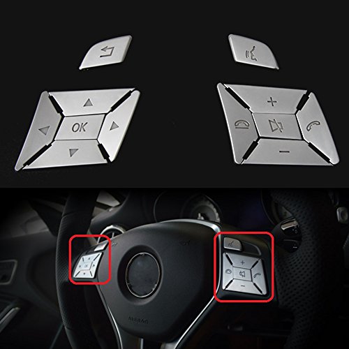 Tapa para Mercedes Benz con moldura decorativa adhesiva para botones de volante