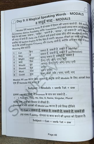 Image of Spoken English Book in Hindi for Beginners | 45 Days English Speaking Course | Spoken English Brahmastra Trick | English Sentences, Vocabulary & ... Kijani & Preeti Mam | Sanreeti Academy