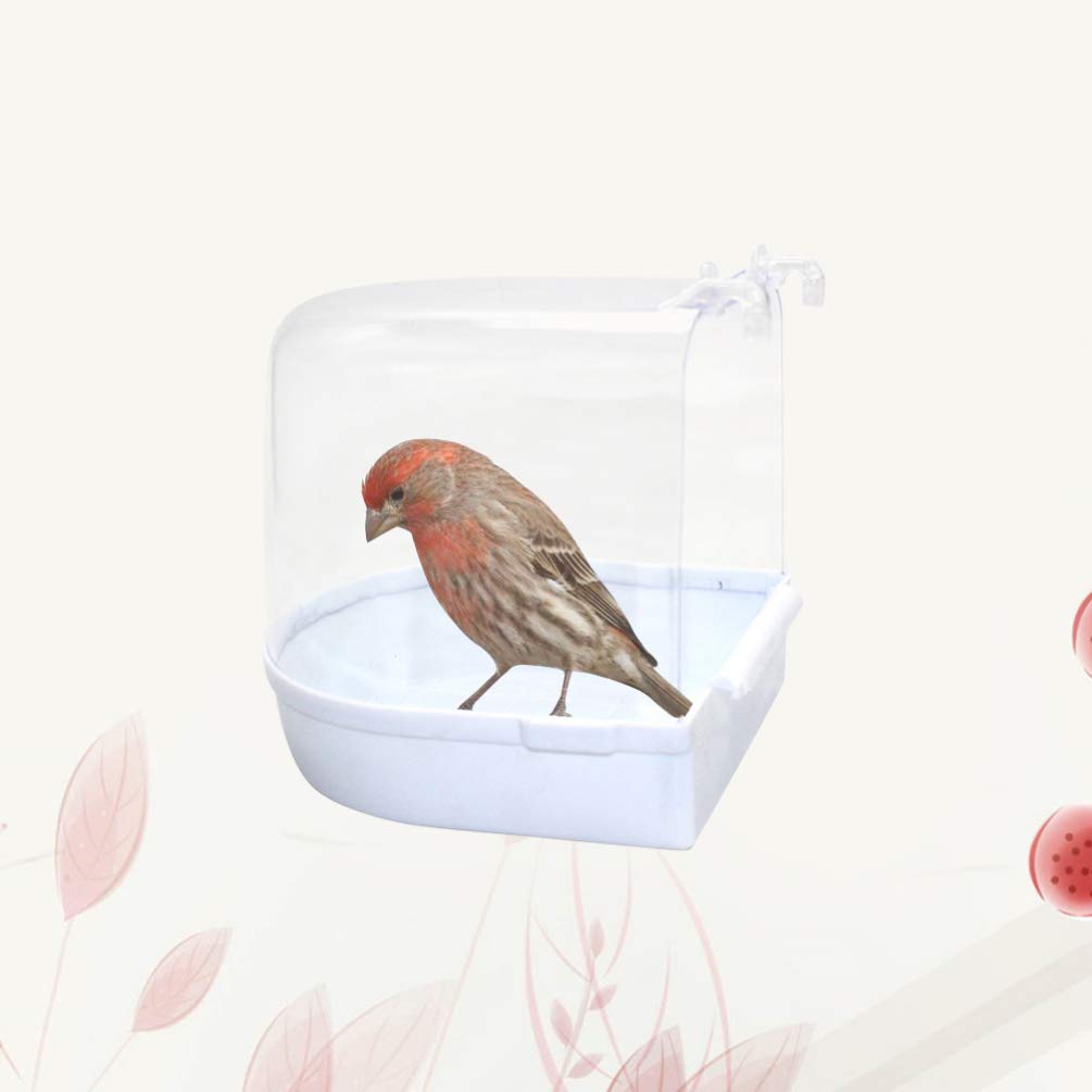 POPETPOP Pequeño Dispensador De Agua Jaula De para Pájaros Jaula para Periquitos Bebedero para Periquitos Jaulas De Pájaros para Periquitos Jaulas para Pajaros Pájaro Loro Limpio