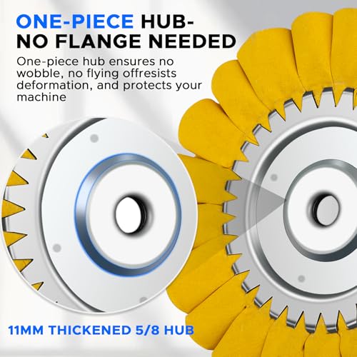 Image of 13 PCS 8 inch S-Shape Airway Buffing Kit, Flange-Free One-Piece Hub