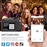 4K Digital Camera 64MP 18X Autofocus Digital Zoom Photo Camera 3" Screen Vlogging Camera for YouTube with 32GB SD Card, Charging Station & 2 * 1800mAh Batteries for Teenagers, Beginners, Adults - Image 6