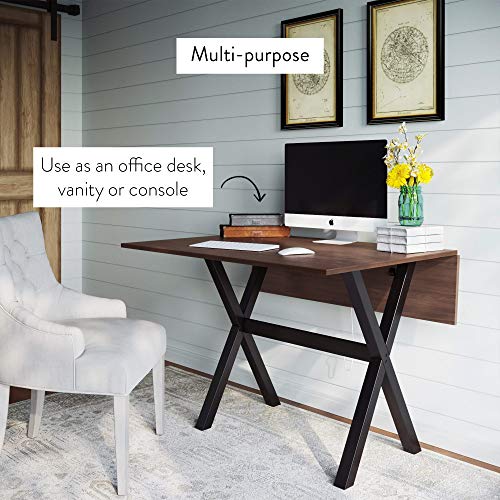 Buy Nathan James Kalos Solid Wood Drop Leaf Folding Kitchen Farmhouse