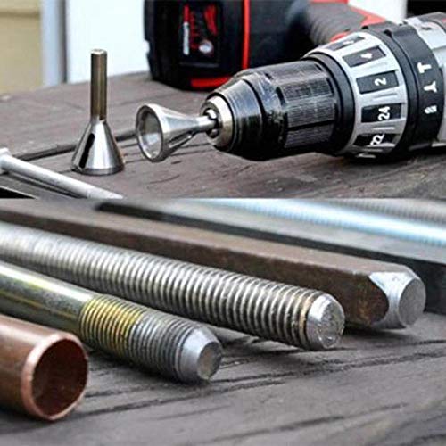 Deburring External Chamfer Tool Stainless Steel Remove Burr Tools for Drill Bit Stainless Steel Eliminate Damaged Extractor(Golden) - Image 4
