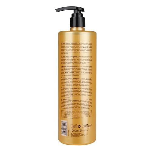 Miniatura 3 de Tahe Kit Keratin Gold - Champú Oro 33.8 fl oz + Suero Oro Queratina 1.0 fl oz