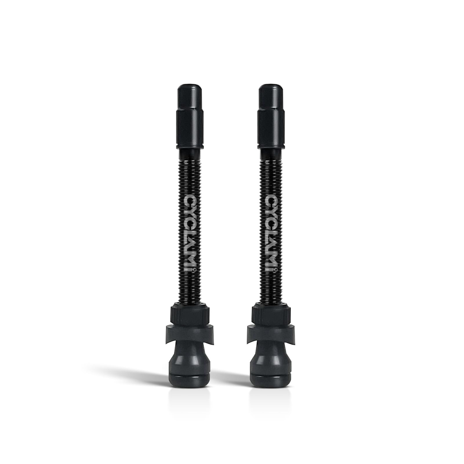 Lot de 2 CYCLAMI Presta Tubeless Valves 45/65/85mm, Insert Anti-Crevaison en Aluminium de Haute Qualité pour Pneus Tubeless, avec Outil de Démontage de Valve, pour vélo de Route, Gravel et VTT