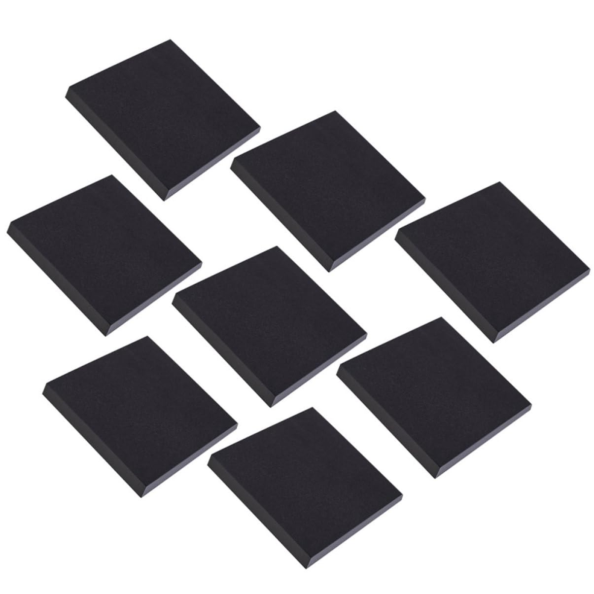 SHINEOFI 4 Ensembles Notes Autocollantes Noires Surligneurs Papeterie Marqueur Envelopper Publier Des Notes Boucle Ruban Auto-adhésif Onglets Collants Papier Black 8 Pièces * 4