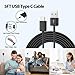 Fast Charger Andriod, Type C Fast Charger with 5FT C Type Fast Charging Cable for Galaxy S10/S9/S8/S10e/S10+/S8+/S9+/Note 8 9 10 20/S22/S21/S21+/S21 Ultra/ S20-Black