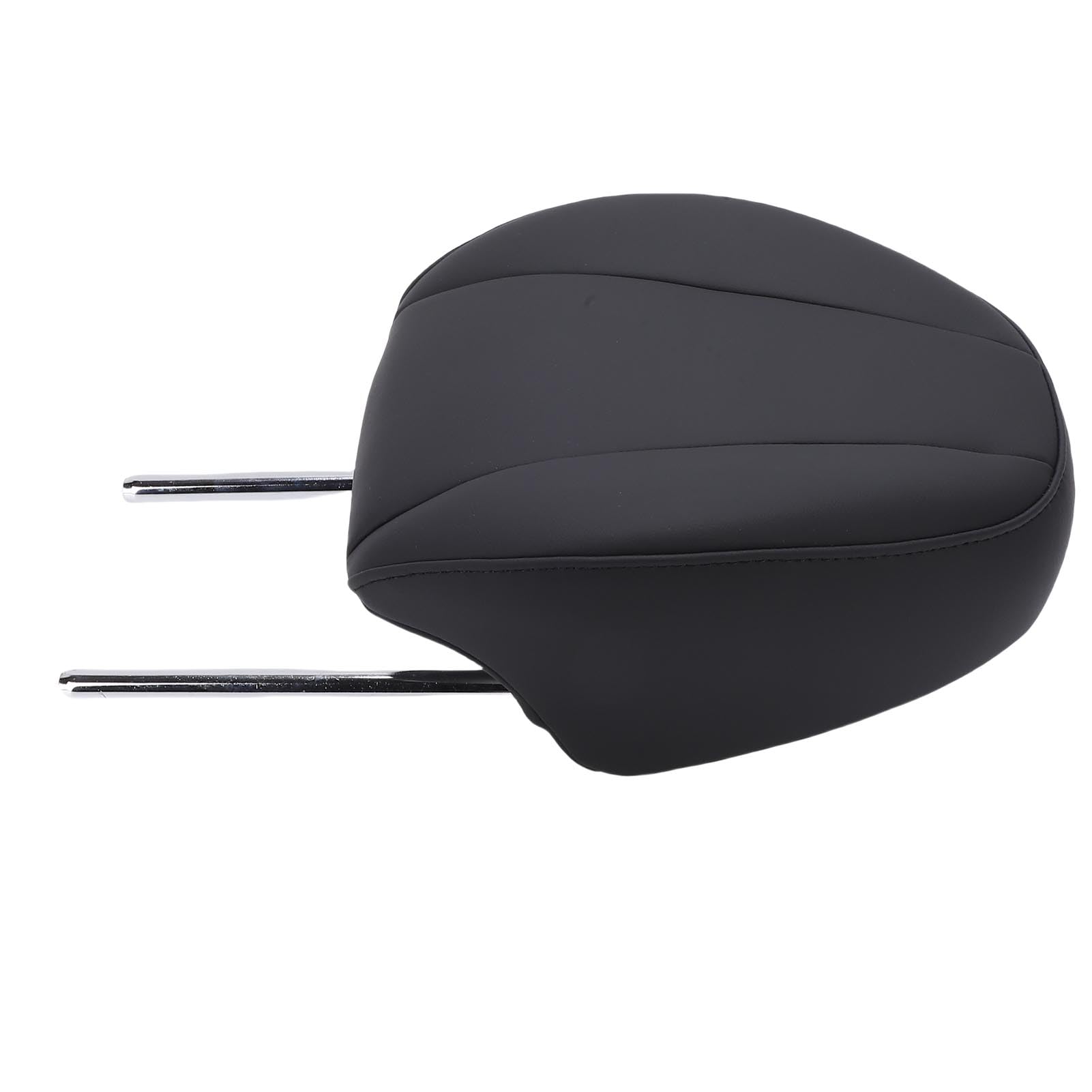 Fockety Appui tête de voiture, Appui nuque confortable en mousse à mémoire de forme pour siège passager Tige en cuir PU pour siège de voiture Remplacement pour siège de véhicule