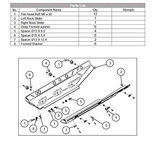 Amazon.com: 2020-2021 Genuine Kawasaki TERYX KRX 1000 HMW Rock