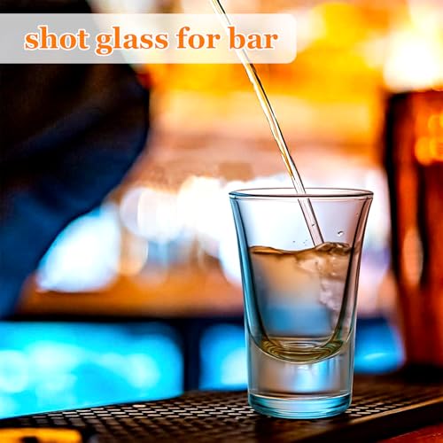 Image of Ruckae 12 Pack 1 OZ Shot Glasses Set with Heavy Base Gradient Colorful Shot Glasses Bulk for Vodka Tequila Whiskey Liquor