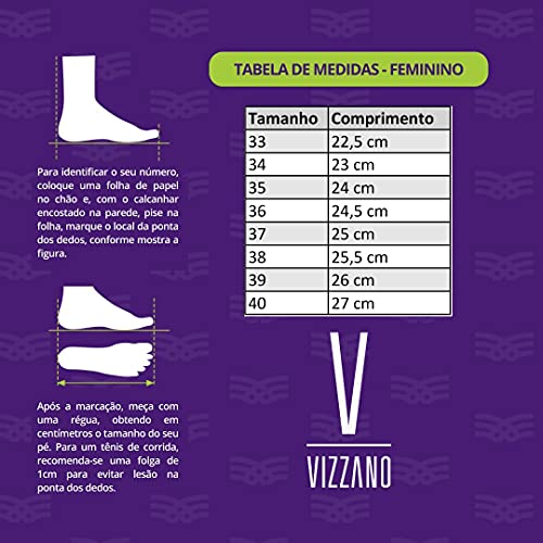 Tênis Vizzano Casual Feminino Slip-on 1214.200
