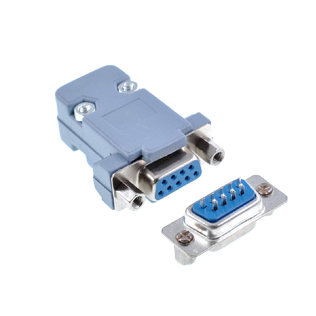 ZHITING 4x Adaptateurs DB9 Femelle RS232 - Connecteurs D-SUB 9 Broches Sans Soudure - Pour Équipements Industriels
