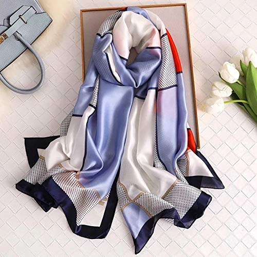 Schal Halstuch Luxusmarke Frauen Schal Sommer Seide Schals Schals Lady Wraps Weiche Pashimina Weibliche Echarpe Strand Gestohlen Bandana 180X90Cm 45