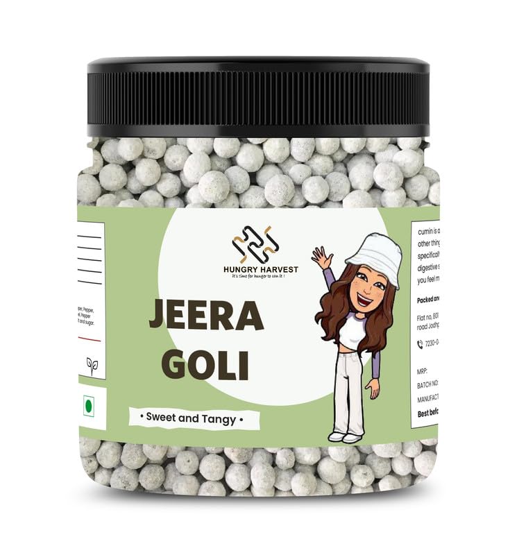 HUNGRY HARVEST Homemade Digestive Churan Jeera Goli Pack of 2 of 400 Grams Total 800 Grams Mukhwas Khatti Meethi Goli After-Meal Snack [Jar Pack] (B0C8DDB8GZ) Amazon Price History, Amazon Price Tracker