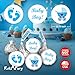 324 Blue Its a Boy Baby Shower Favors Stickers for Baby Shower Or Sprinkle Party Decorations, Chocolate Drop Stickers, Blue Favors Labels, Its a Boy Kisses. Tags, Candies Wrappers, Made in USA
